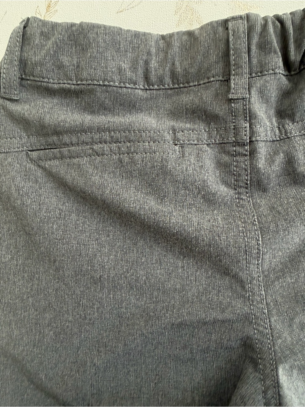 All in Motion Boys Medium Heather Gray Performance Golf / Active Shorts - Picture 6 of 7